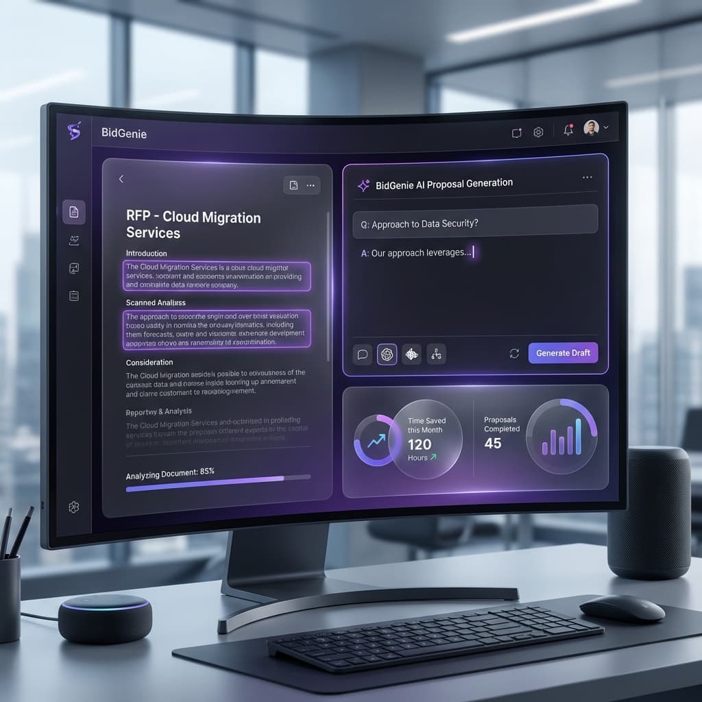 BidGenie Dashboard Interface